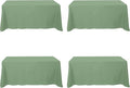 BRILLMAX 4 Pack Sage Green Tablecloths by BRILLMAX