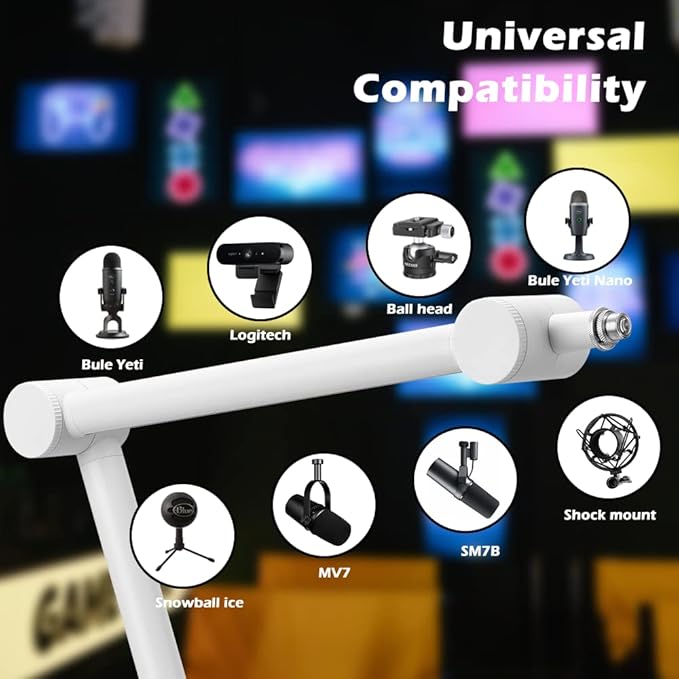 BOMGE Boom Arm Mic Stand - Image 4