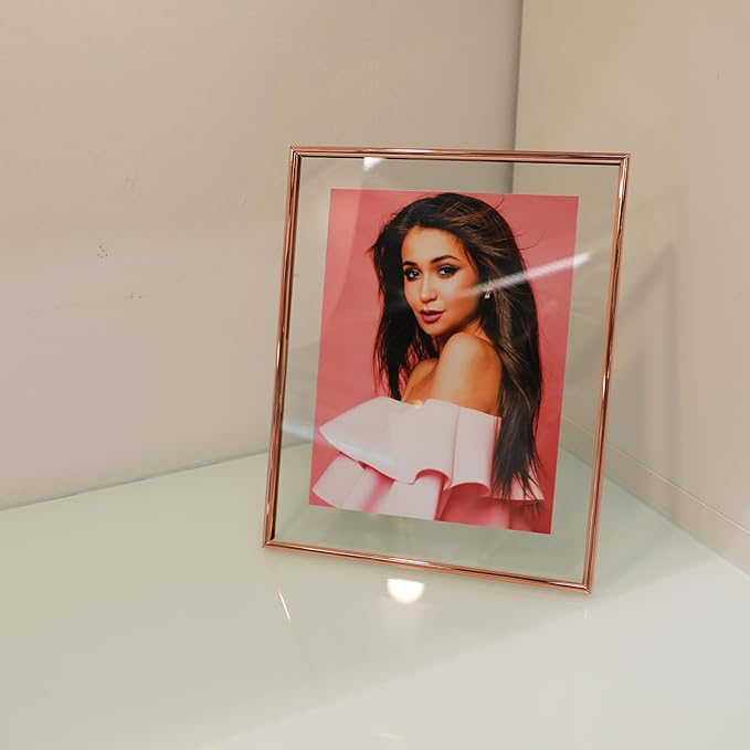 Heart Frame, Rose Gold Floating Frame - Image 7