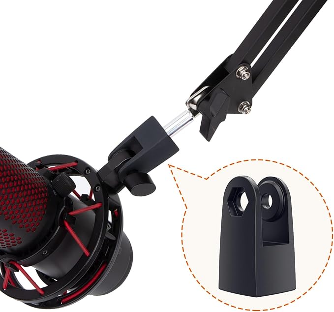 SUNMON Mic Stand Adapter for 3/8" HyperX QuadCast Boom Arm - Image 3