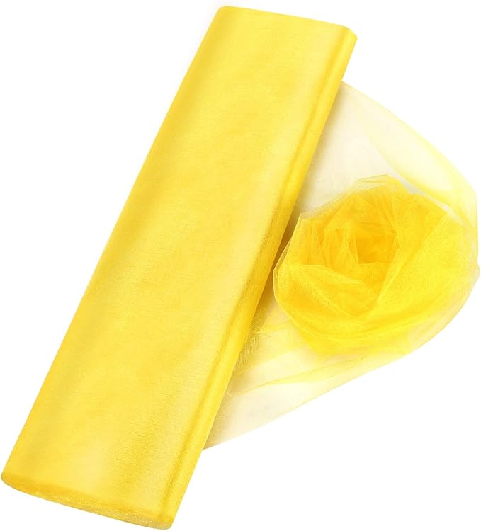 Crystal Organza Tulle Sheer Fabric Backdrop Curtains by Anteer