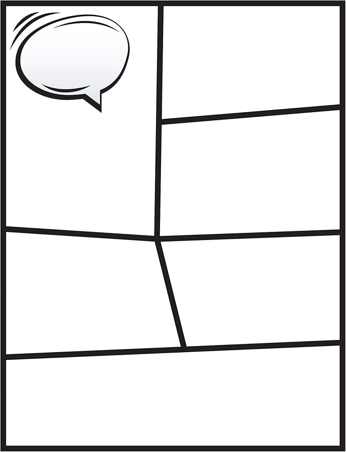 Blank Comic Book | Set of 2 | Create Your Own Comics and Cartoons - Image 6