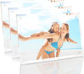 HELPLEX Picture Frames, 3 Pack 6x8 inch Acrylic Picture Frame Clear 6 x 8 Photo by HELPLEX