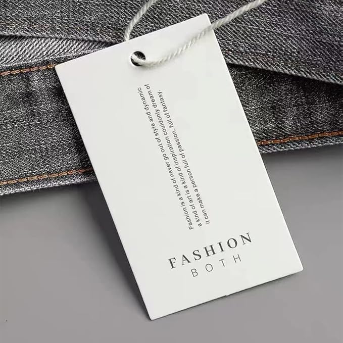 200 Pcs Custom Hang Tags, Personalized Your Logo Photo and Text Design Price - Image 7