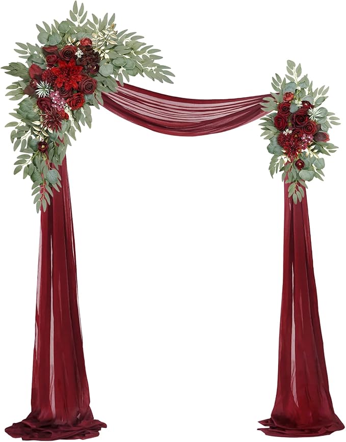 Artificial Wedding Arch Flowers Kit by WEIERYUE