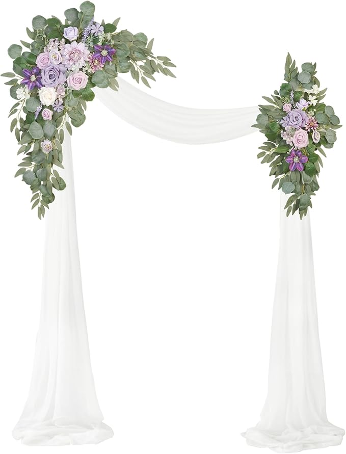 Artificial Wedding Arch Flowers Kit by WEIERYUE