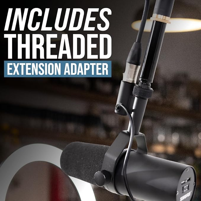 Shure by Gator Deluxe Articulating Desktop Podcasting Mic Boom Arm - Image 8