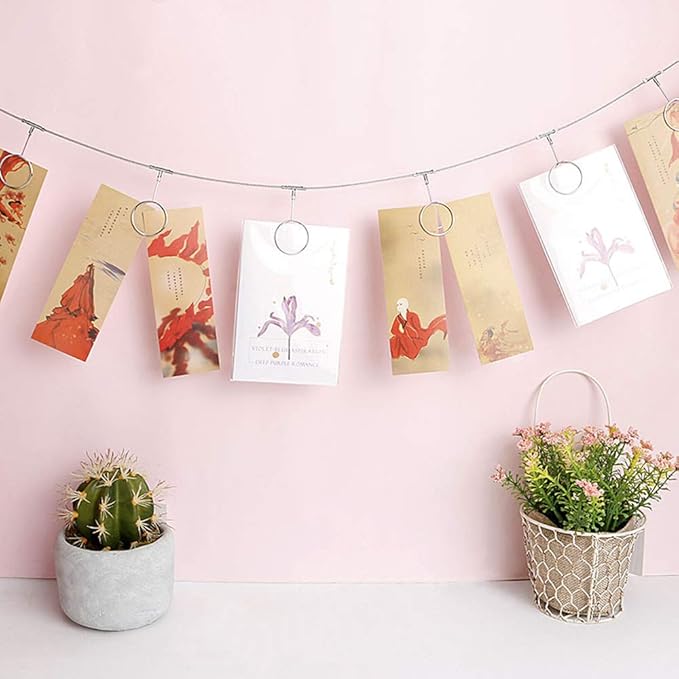 TFu Wall Hanging Photo Display, DIY Picture Photo Frame String - Image 4