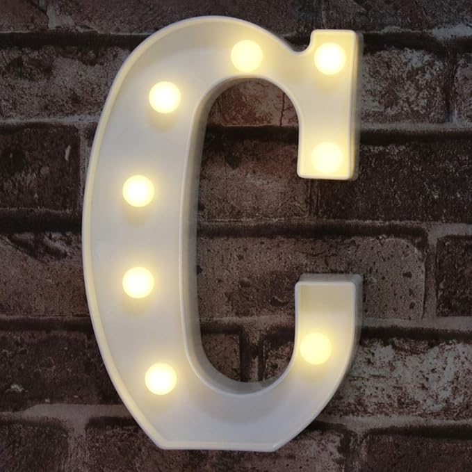 Pooqla LED Marquee Letter Lights Sign, Light Up Alphabet Letter - Image 8