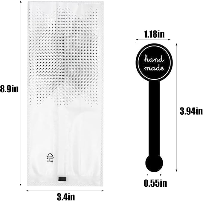 100pcs Translucent Plastic Bags/Bakery Bags - Image 7