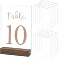 20 Pack Clear Acrylic Blank Signs by JINMURY
