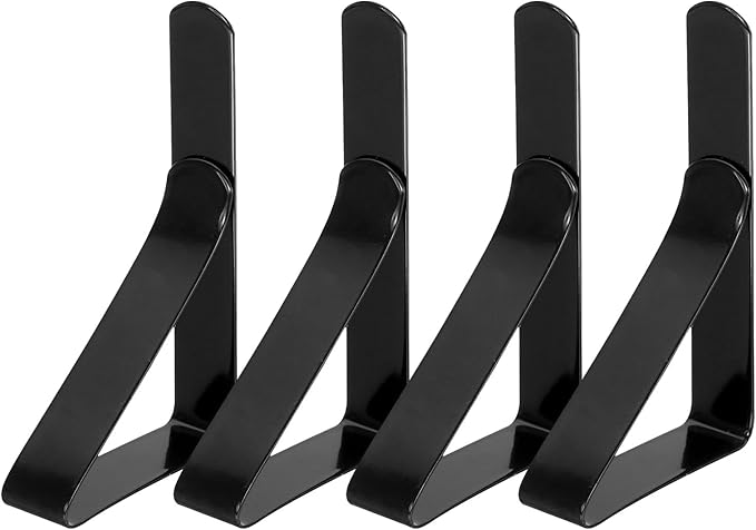 uxcell 4 Pack Tablecloth Clips, Stainless Steel Table Cloth Cover Clamps by uxcell