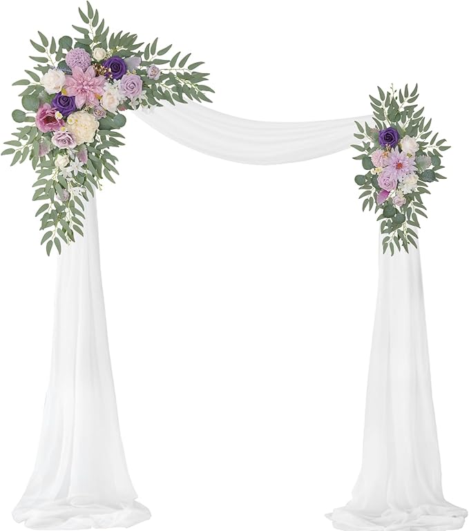 Artificial Wedding Arch Flowers Kit by WEIERYUE