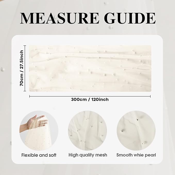 Artoid Mode Pearl Beige Gauze Table Runner 120 Inch 10FT, Seasonal Sheer Dining - Image 7