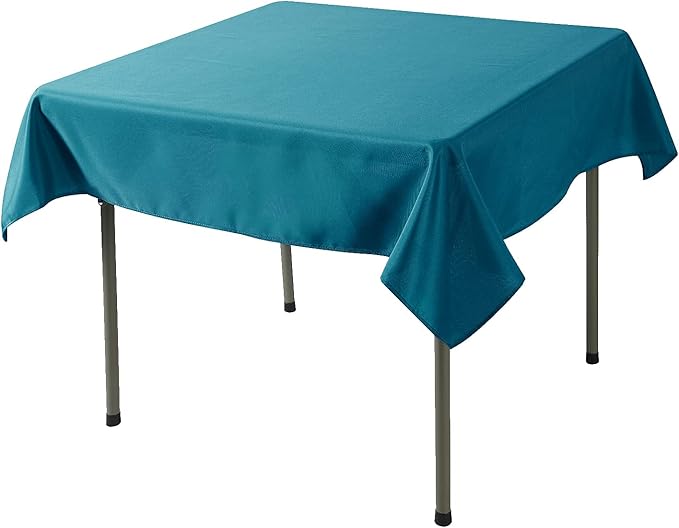 Cupuamon Square Tablecloth 52x52 inch Washable Polyester Fabric Table Cloth - Image 2