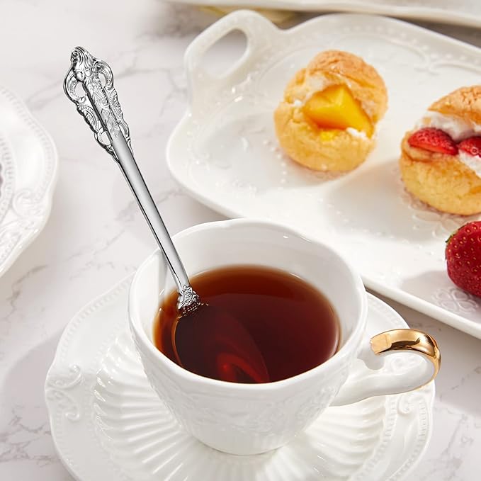 KEAWELL Luxury 6.3" Teaspoons, 18/10 Stainless Steel, Gorgeous Small Spoons - Image 5