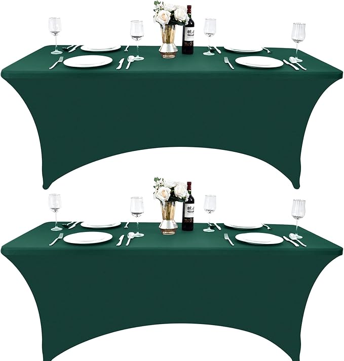 2-Pack 6ft Spandex Table Covers by Unknown