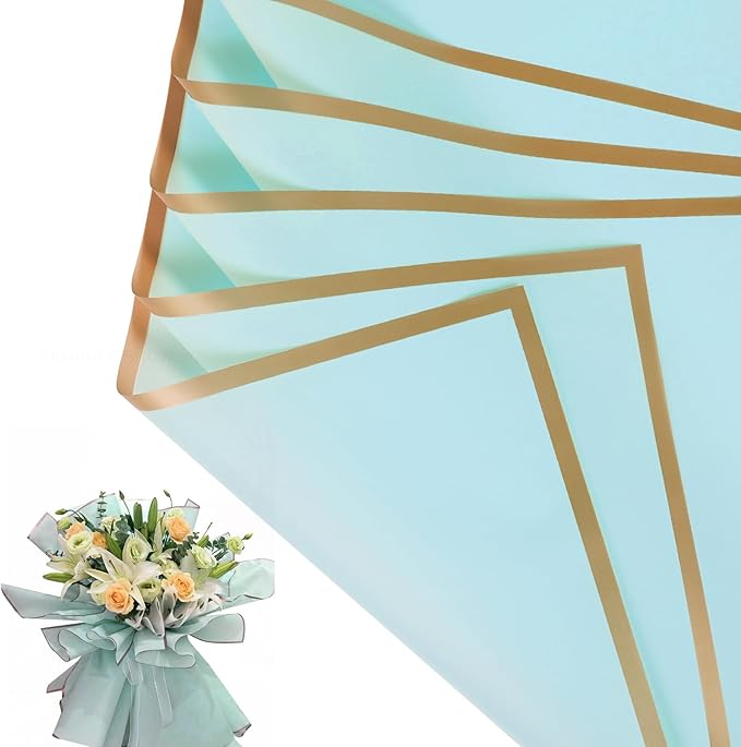NESCCI 20 Sheet Flower Wrapping Paper by NESCCI