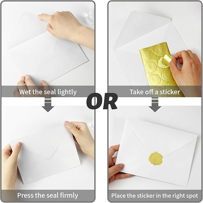 50 PCS Pearl White A7 Envelopes - Image 3