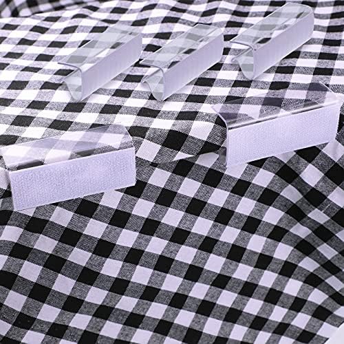 150 Pieces Table Skirting Clips Clear Tablecloth Clips - Image 4