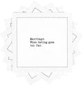 Five Star Napkins Marriage Quotes, Beverage Napkins, Bar Napkins, Cloth Napkins by FiveStarNapkins