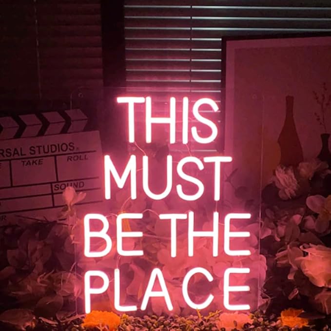 This Must Be The Place Neon Sign Custom Neon Sign Led Light Bar Pub Sign Home - Image 2
