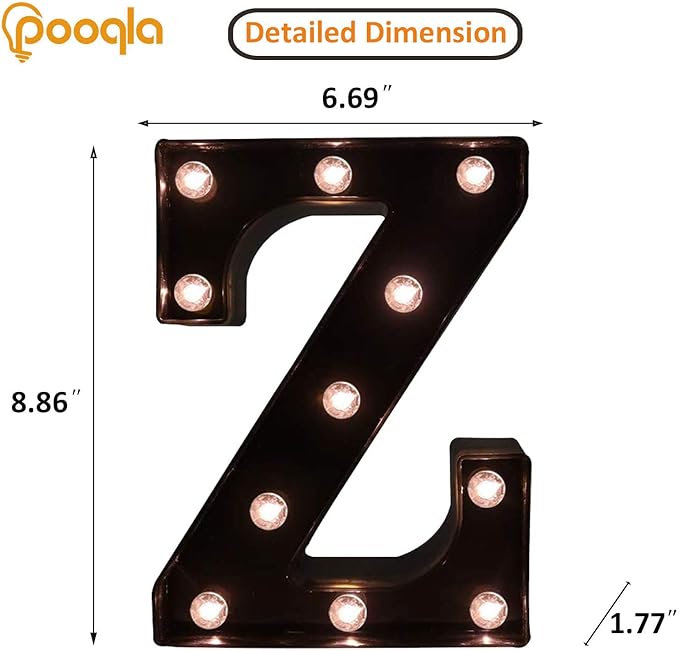 Decorative LED Illuminated Letter Marquee Sign - Image 4