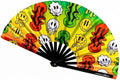 Kandies World UV Reactive Custom Festival Folding Hand Fan by KandiesWorld