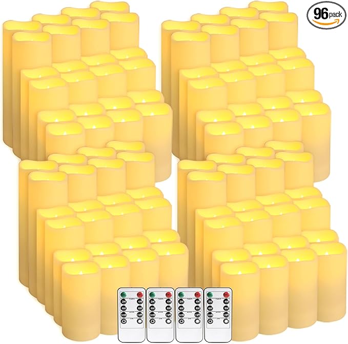 96-Pack LED Flameless Candles by fclayvts