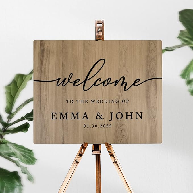 Andaz Press Large Wooden Welcome Sign - Image 2