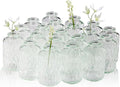 20 Pcs Prismatic Flower Bud Vases, Loose Transparent Flower Bud Vases, Small by Yabool