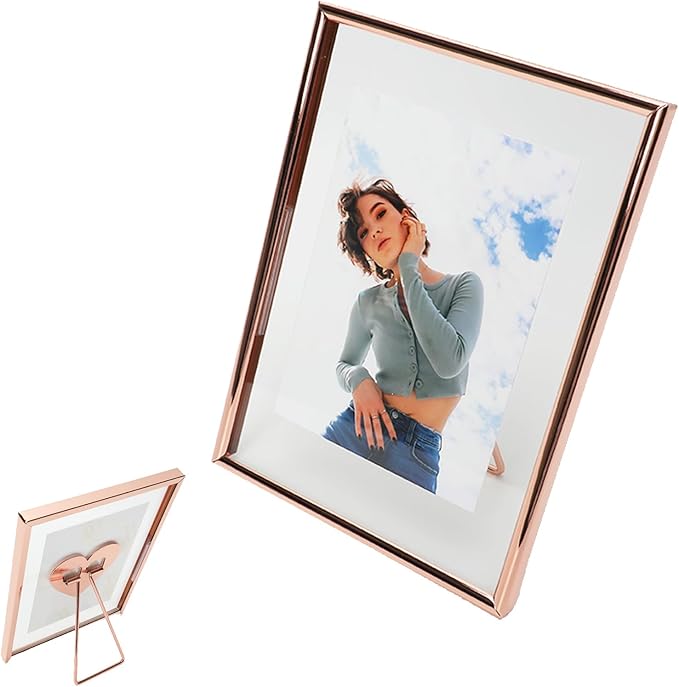 Rose Gold Floating Frame with “Heart”, by AhaGoOfficial