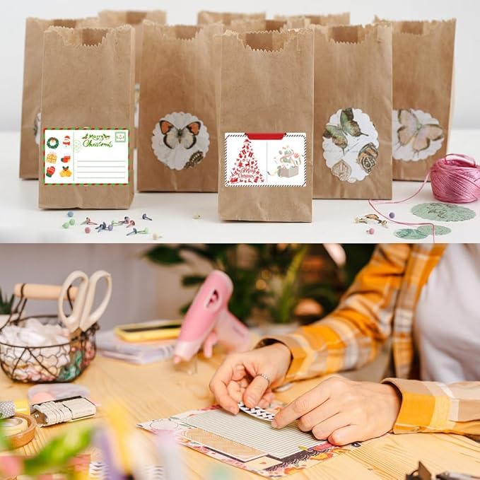100-1000pcs Custom Stickers Merry Christmas Stickers Personalized Labels - Image 2