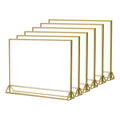 NIUBEE 6Pack 11 x 8.5 Acrylic Sign Holder by NIUBEE
