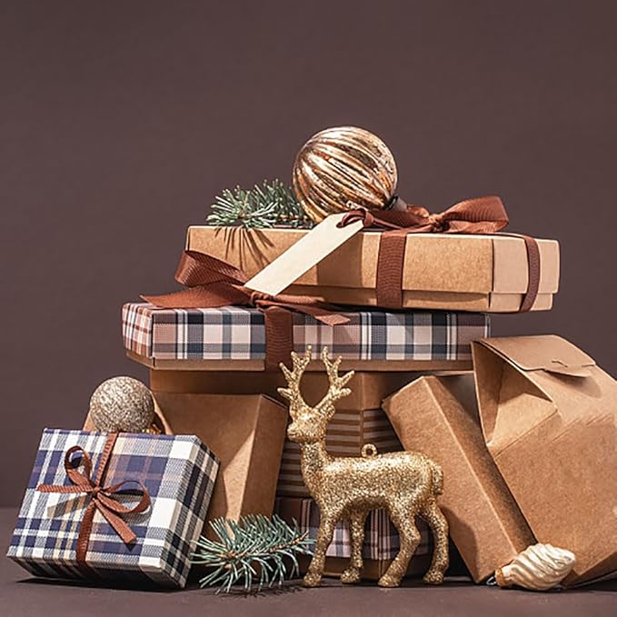 Brown Satin Ribbon Double Faced Satin 1/2 inch x 55 Yards Polyester Ribbon - Image 5
