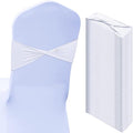 Kinlop 50 Pcs Spandex Chair Sashes Bows Chair Bands Slider Sashes by Kinlop