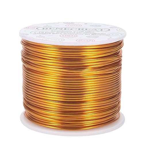 BENECREAT 15 Gauge 220FT Aluminum Wire Anodized Jewelry Craft Making Beading by BENECREAT