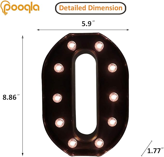 Decorative LED Illuminated Letter Marquee Sign - Image 4