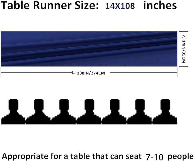 12Pack 9ft Chiffon Table Runner 14x108 Inch Sheer Romantic Table Runner - Image 2