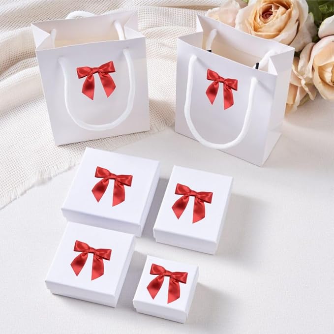 2.5" Hgzgch Red Satin Ribbon Bow - Image 9