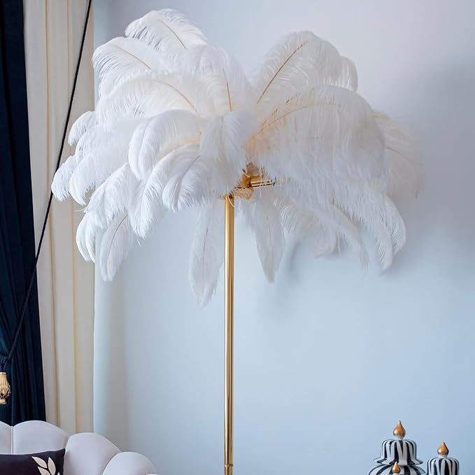 Retrowavy 30 Pcs 18-20 Inch Large Natural Ostrich Feathers Bulk - Image 5