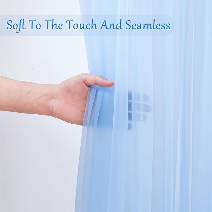 20×10ft Blue Tulle Backdrop Curtain - Image 4