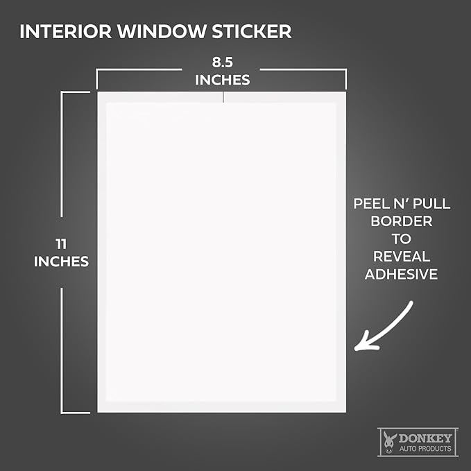 Interior Car Window Stickers for Cars & Dealerships - Image 6