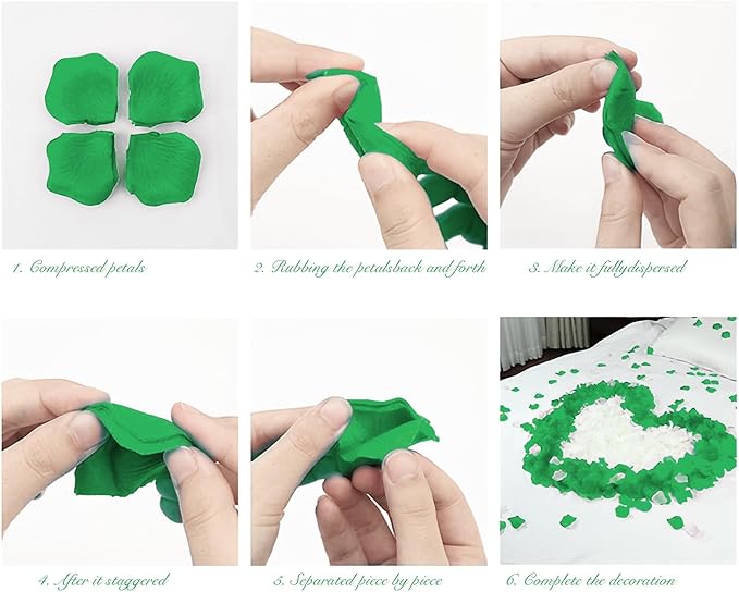 1000 Pieces Artificial Silk Rose Petals Flower Decoration Wedding Party - Image 3