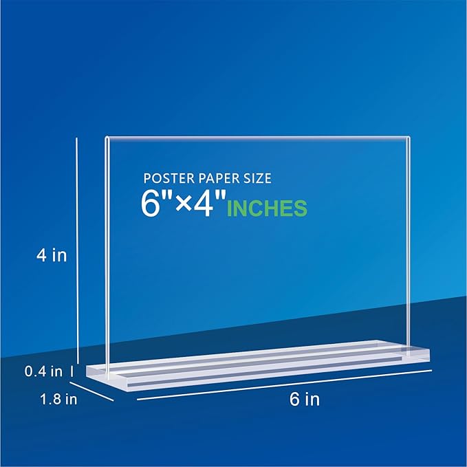 Acrylic Sign Holder 6x4 - Image 3