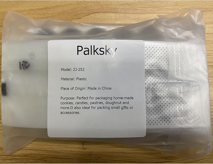 100pcs Translucent Plastic Bags/Bakery Bags - Image 8