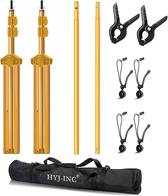 10ft x 7ft - Titanium Gold Adjustable Photography Backdrop Support System Photo - Image 2