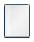 Goodsmart Restaurant Menu Covers – 25 Pack Blue 2-View, Top-Loading Menu Holders by ACISuperPower