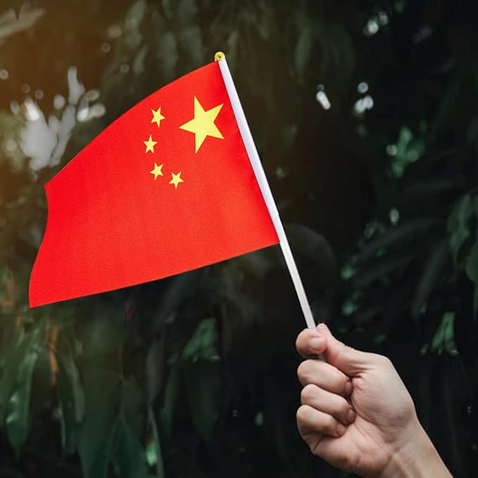 China Flag Chinese Flag, Small Mini Handheld China Flags on Stick - Image 6
