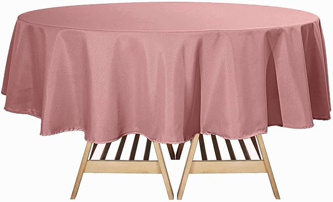Efavormart Round Tablecloth, 90 Inch Stain & Wrinkle Resistant Washable Table - Image 7
